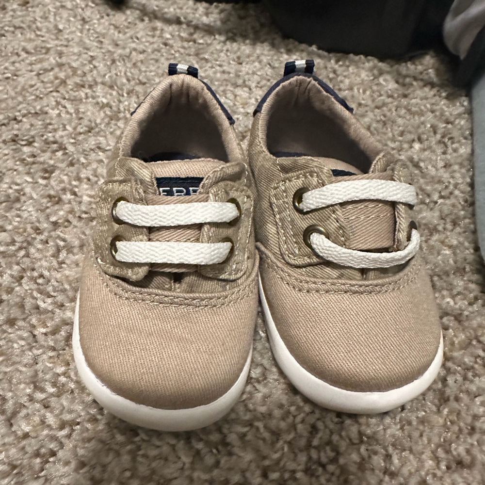 Classic Tan Kids Sperrys
